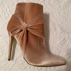 JUSTFAB faux suede ankle boots